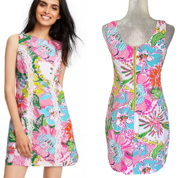 Lilly Pulitzer x Target Nosey Posey Floral Pastel Sleeveless Mini Dress - 4 - Picture 1 of 16